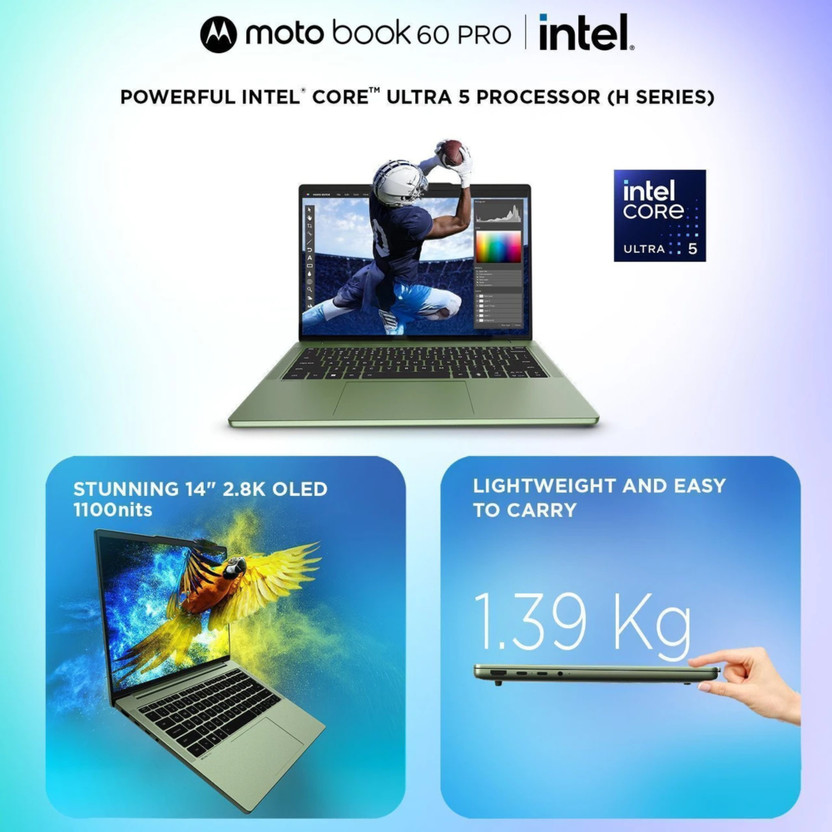 Motorola Motobook 60 Pro OLED laptop photo 2