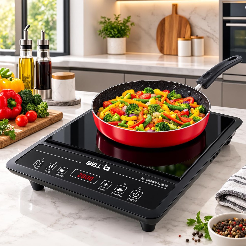 iBELL SLIM50 2000W Induction Cooktop